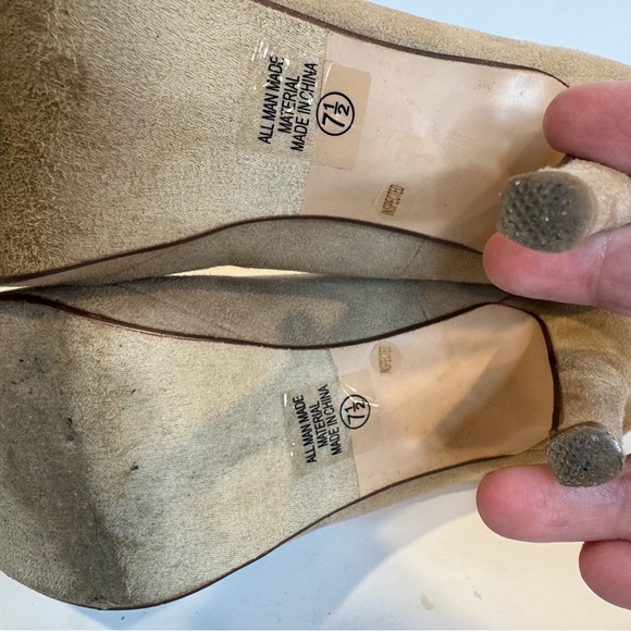 Delicious Beige Women's Heels size  7.5 - Picture 10 of 11
